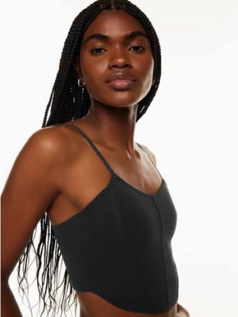 Aritzia 103777 Franklin Sculpt Knit Bustier Black XS NWT - Picture 5 of 5